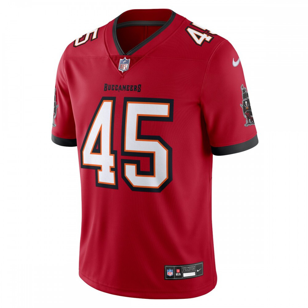Devin White Tampa Bay Buccaneers Nike Vapor Untouchable Limited Jersey - Red-GridironStore